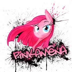 Size: 2000x2000 | Tagged: safe, artist:leadhooves, artist:slyfoxcl, artist:sparkdraws, banned from derpibooru, deleted from derpibooru, derpibooru import, pinkie pie, pinkamena diane pie, solo, spray, vector