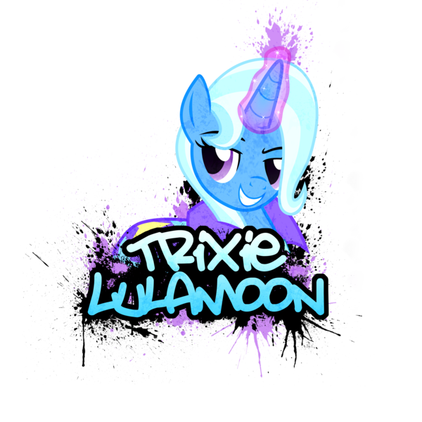 Size: 6000x6000 | Tagged: safe, artist:sparkdraws, artist:the smiling pony, banned from derpibooru, deleted from derpibooru, derpibooru import, trixie, absurd resolution, solo, spray, vector
