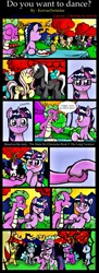 Size: 1021x2807 | Tagged: safe, artist:coberlink the rebirth, artist:latecustomer, banned from derpibooru, deleted from derpibooru, derpibooru import, flash sentry, fluttershy, spike, twilight sparkle, oc, bipedal, cameo, color, comic, cute, dancing, female, festival, male, older, shipping, straight, twispike