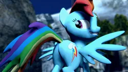 Size: 1280x720 | Tagged: suggestive, artist:optica, banned from derpibooru, deleted from derpibooru, derpibooru import, rainbow dash, 3d, butt, female, gmod, plot, presenting, solo, solo female