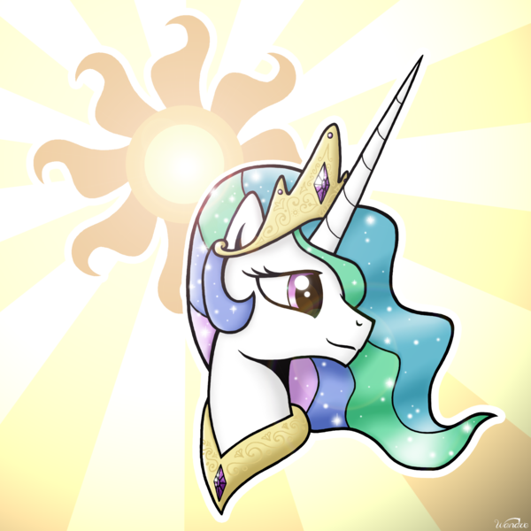 Size: 1800x1800 | Tagged: safe, artist:wandrevieira1994, banned from derpibooru, deleted from derpibooru, derpibooru import, princess celestia, solo