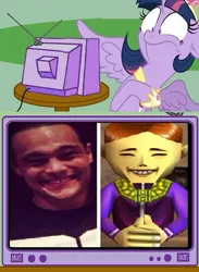 Size: 449x615 | Tagged: safe, banned from derpibooru, deleted from derpibooru, derpibooru import, twilight sparkle, alicorn, bo dallas, exploitable meme, meme, obligatory pony, princess zelda, the legend of zelda, tv meme, twilight sparkle (alicorn), wwe