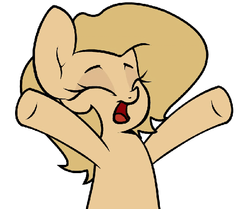 Size: 500x431 | Tagged: safe, artist:slavedemorto, artist:sleupony, banned from derpibooru, deleted from derpibooru, derpibooru import, oc, oc:backy, animated, cute, eyes closed, happy, open mouth, smiling, solo, underhoof, vector, waving
