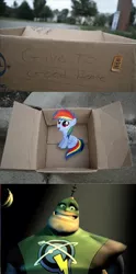 Size: 1320x2656 | Tagged: safe, banned from derpibooru, deleted from derpibooru, derpibooru import, captain qwark, dashie meme, exploitable meme, good people finding dash meme, meme, obligatory pony, ratchet and clank