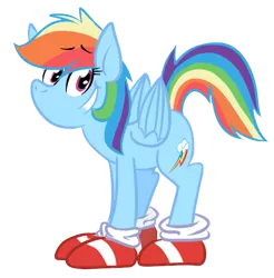 Size: 587x597 | Tagged: safe, artist:nannurs, banned from derpibooru, deleted from derpibooru, derpibooru import, rainbow dash, crossover, image, png, solo, sonic the hedgehog, sonic the hedgehog (series)