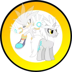 Size: 8457x8457 | Tagged: safe, artist:the-red-thunder, banned from derpibooru, deleted from derpibooru, derpibooru import, ponified, pony, absurd resolution, silver the hedgehog, solo, sonic the hedgehog (series), vector