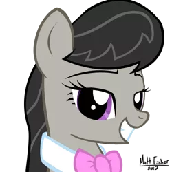 Size: 500x500 | Tagged: safe, artist:xaxiom1, banned from derpibooru, deleted from derpibooru, derpibooru import, octavia melody, grin, head, smiling, solo