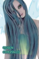 Size: 665x1000 | Tagged: safe, artist:xxcommandershepardxx, banned from derpibooru, deleted from derpibooru, derpibooru import, queen chrysalis, human, 3d, humanized, photoshop, solo