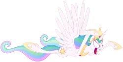 Size: 5000x2543 | Tagged: safe, artist:zutheskunk, banned from derpibooru, deleted from derpibooru, derpibooru import, princess celestia, vampire, .svg available, fangs, simple background, solo, transparent background, vector, xk-class end-of-the-world scenario