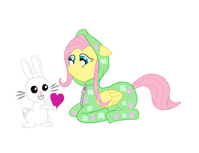 Size: 3300x2550 | Tagged: safe, artist:spellboundcanvas, banned from derpibooru, deleted from derpibooru, derpibooru import, angel bunny, fluttershy, footed sleeper