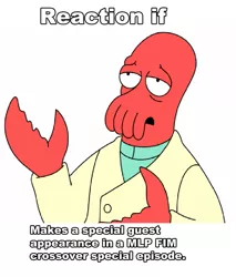 Size: 799x940 | Tagged: safe, banned from derpibooru, deleted from derpibooru, derpibooru import, exploitable meme, futurama, meme, meta, reaction if, zoidberg