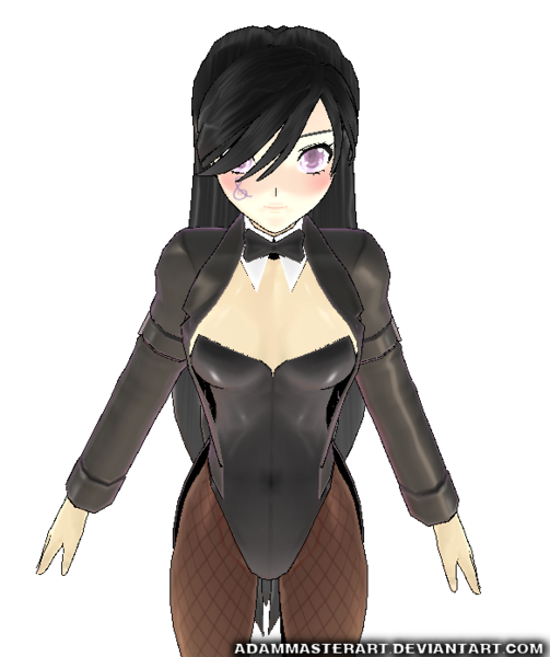 Size: 583x696 | Tagged: suggestive, artist:adammasterart, banned from derpibooru, deleted from derpibooru, derpibooru import, octavia melody, human, 3d, breasts, clothes, corset, humanized, leotard, mmd, pantyhose