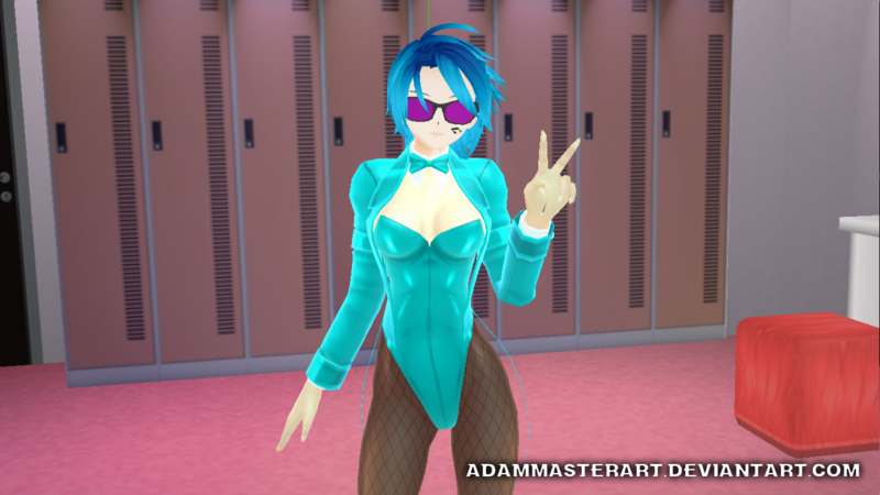 Size: 1280x720 | Tagged: suggestive, artist:adammasterart, banned from derpibooru, deleted from derpibooru, derpibooru import, vinyl scratch, human, 3d, breasts, clothes, corset, humanized, leotard, mmd, pantyhose