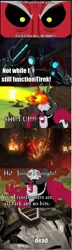 Size: 276x960 | Tagged: safe, banned from derpibooru, deleted from derpibooru, derpibooru import, lord tirek, death, exploitable meme, meme, optimus prime, tirek vs everyone meme, tirek wins, transformers, transformers prime