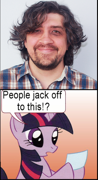 Size: 413x761 | Tagged: safe, banned from derpibooru, deleted from derpibooru, derpibooru import, human, clopping meme, craig mccracken, exploitable meme, meme