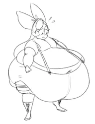 Size: 398x522 | Tagged: safe, artist:ross irving, artist:ultrahand, banned from derpibooru, deleted from derpibooru, derpibooru import, apple bloom, human, fat, humanized, image, jpeg, morbidly obese, obese