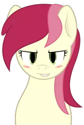 Size: 3000x4449 | Tagged: safe, artist:djdavid98, artist:taokakabom, banned from derpibooru, deleted from derpibooru, derpibooru import, roseluck, blushing, simple background, solo, transparent background, vector