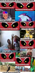 Size: 1136x2364 | Tagged: safe, banned from derpibooru, deleted from derpibooru, derpibooru import, lord tirek, twilight's kingdom, attack on titan, brazil, brazilian subzero, carreta furacão, exploitable meme, fofão, jumentossauro, lion man, mc brinquedo, meme, portuguese, richard(jumentossauro), tirek vs everyone meme