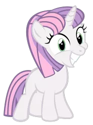 Size: 2900x3926 | Tagged: safe, artist:kuren247, banned from derpibooru, deleted from derpibooru, derpibooru import, sweetie belle, the cutie map, alternate hairstyle, equalized, solo, vector