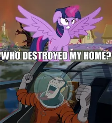 Size: 638x703 | Tagged: safe, banned from derpibooru, deleted from derpibooru, derpibooru import, twilight sparkle, alicorn, exploitable meme, meme, obligatory pony, the monarch, the venture bros., twilight sparkle (alicorn), who destroyed twilight's home