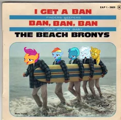 Size: 688x680 | Tagged: safe, banned from derpibooru, deleted from derpibooru, derpibooru import, album cover, chickun, exploitable meme, faic, forced meme, lyrics, meme, music, text, the beach boys