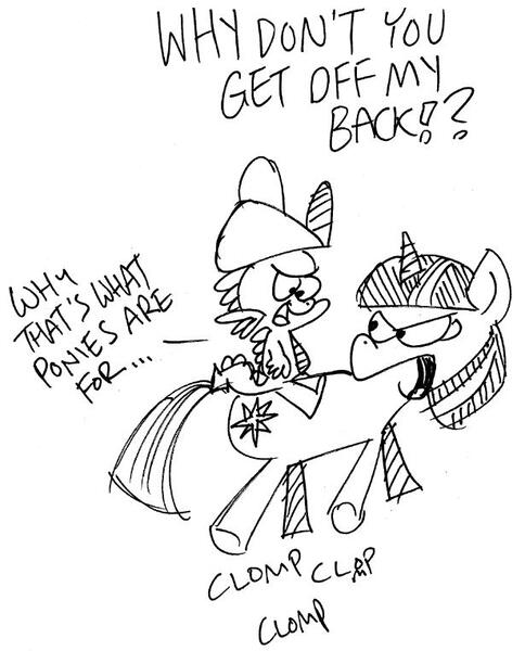 Size: 615x762 | Tagged: safe, artist:bakertoons, banned from derpibooru, deleted from derpibooru, derpibooru import, spike, twilight sparkle, comic, hoot kloot, riding