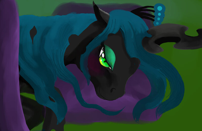 Size: 900x585 | Tagged: safe, artist:astralanomaly, banned from derpibooru, deleted from derpibooru, derpibooru import, queen chrysalis, sleepy