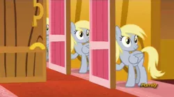 Size: 960x532 | Tagged: safe, banned from derpibooru, deleted from derpibooru, derpibooru import, edit, derpy hooves, slice of life (episode), derpy's door, droste effect, exploitable meme, inception, meme, obligatory pony, paradox, recursion, self ponidox, wat, we need to go deeper, xk-class end-of-the-world scenario