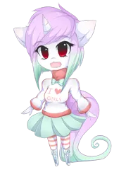 Size: 800x1115 | Tagged: safe, artist:pastelmistress, banned from derpibooru, deleted from derpibooru, derpibooru import, oc, oc:reverie, unofficial characters only, anthro, clothes, skirt, solo