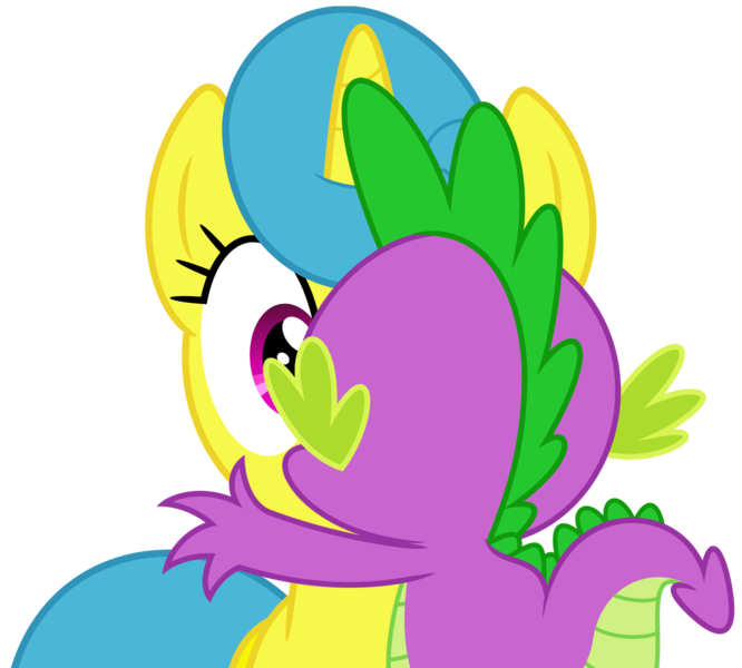 Size: 1211x1091 | Tagged: safe, artist:bluemeganium, artist:dashiesparkle, banned from derpibooru, deleted from derpibooru, derpibooru import, edit, vector edit, lemon hearts, spike, kissing, lemonspike, shipping, straight, vector