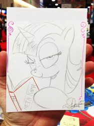 Size: 600x800 | Tagged: safe, artist:andypriceart, artist:ben garrison, banned from derpibooru, deleted from derpibooru, derpibooru import, edit, twilight sparkle, bedroom eyes, book, looking at you, mein kampf, nazi, partial color, raised eyebrow, smiling, smirk, solo, swastika, traditional art