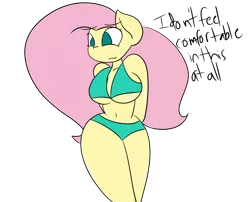 Size: 2600x2100 | Tagged: suggestive, artist:perlast, banned from derpibooru, deleted from derpibooru, derpibooru import, fluttershy, anthro, bat pony, belly button, big breasts, bikini, breasts, busty fluttershy, clothes, curvy, female, flutterbat, race swap, simple background, solo, solo female, swimsuit, transparent background, underboob, wide hips