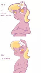 Size: 500x882 | Tagged: safe, artist:amnestie, banned from derpibooru, deleted from derpibooru, derpibooru import, lily, lily valley, ask lily, ask, solo, tumblr