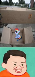 Size: 412x906 | Tagged: safe, banned from derpibooru, deleted from derpibooru, derpibooru import, rainbow dash, fanfic:my little dashie, bronybait, comics, exploitable meme, good people finding dash meme, joan cornella, meme, meta, obligatory pony, this will end in tears
