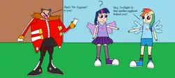 Size: 1024x457 | Tagged: safe, artist:rainbowxxxdash, banned from derpibooru, deleted from derpibooru, derpibooru import, rainbow dash, twilight sparkle, alicorn, crossover, doctor eggman, sonic the hedgehog (series), twilight sparkle (alicorn)