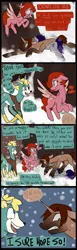 Size: 725x2350 | Tagged: semi-grimdark, artist:charlie-bad-touch, banned from derpibooru, deleted from derpibooru, derpibooru import, oc, oc:peachy keen, oc:suncup, oc:turtle dove, unofficial characters only, deer, pegasus, pony, unicorn, cyoa, cyoa:blankflank quest