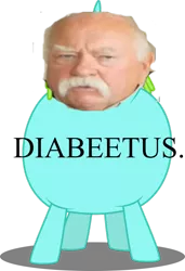 Size: 700x1024 | Tagged: safe, banned from derpibooru, deleted from derpibooru, derpibooru import, whoa nelly, 1000 hours in ms paint, diabetes, fat, wilford brimley