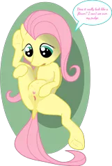 Size: 5342x7958 | Tagged: explicit, artist:bright lite, banned from derpibooru, deleted from derpibooru, derpibooru import, fluttershy, belly button, clitoris, crotchboobs, cute, cute porn, female, filly, foal, foalcon, labia, nudity, on back, open mouth, speech bubble, spreading, spread legs, spread pussy, underage, underhoof, urethra, vagina, vaginal secretions, young, younger