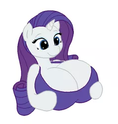 Size: 475x500 | Tagged: suggestive, artist:allrights, artist:speedbumpv-drop, banned from derpibooru, deleted from derpibooru, derpibooru import, edit, rarity, anthro, arm hooves, big breasts, bra, breasts, busty rarity, clothes, female, frilly, huge breasts, impossibly large breasts, nudity, solo, solo female, underwear