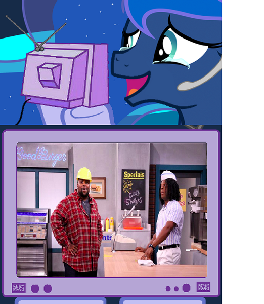 Size: 536x616 | Tagged: safe, banned from derpibooru, deleted from derpibooru, derpibooru import, princess luna, all that, crying, exploitable, exploitable meme, good burger, jimmy fallon, kel mitchell, kenan and kel, kenan thompson, meme, nickelodeon, obligatory pony, tears of joy, tv meme