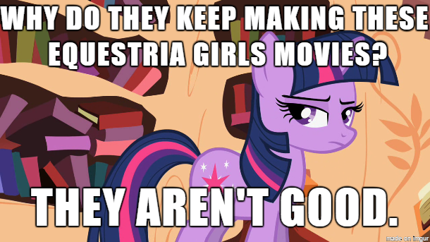 Size: 610x343 | Tagged: safe, banned from derpibooru, deleted from derpibooru, derpibooru import, twilight sparkle, equestria girls, background pony strikes again, caption, downvote bait, drama bait, image macro, meme, text