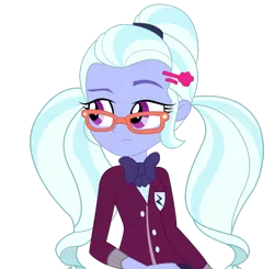 Size: 1024x1004 | Tagged: safe, artist:mavdpie, banned from derpibooru, deleted from derpibooru, derpibooru import, sugarcoat, equestria girls, friendship games, glasses, simple background, solo, transparent background