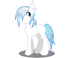 Size: 1066x800 | Tagged: safe, artist:lelazybeamy, banned from derpibooru, deleted from derpibooru, derpibooru import, oc, oc:laser beam, earth pony, blank expression, blank flank, cute, male, no mouth, shadow, side ponytail, solo, stallion