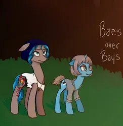 Size: 834x859 | Tagged: safe, artist:charlie-bad-touch, banned from derpibooru, deleted from derpibooru, derpibooru import, ponified, earth pony, pony, unicorn, chloe price, cutie mark, female, life is strange, mare, maxine caulfield, tattoo