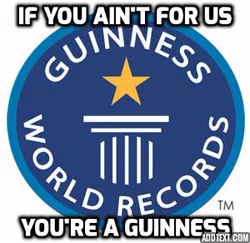 Size: 300x291 | Tagged: safe, banned from derpibooru, deleted from derpibooru, derpibooru import, the hooffields and mccolts, barely pony related, dank memes, forced meme, guinness world records, meme, reference