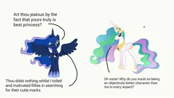 Size: 1280x720 | Tagged: safe, artist:applejackfkingsucks, banned from derpibooru, deleted from derpibooru, derpibooru import, princess celestia, princess luna, celestia hate, drama bait