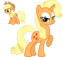 Size: 1024x923 | Tagged: safe, artist:absolutecactus, banned from derpibooru, deleted from derpibooru, derpibooru import, applejack, rarity, palette swap, recolor