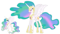 Size: 1024x577 | Tagged: safe, artist:absolutecactus, banned from derpibooru, deleted from derpibooru, derpibooru import, nightmare moon, princess celestia, palette swap, recolor