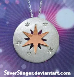 Size: 475x497 | Tagged: safe, artist:silverslinger, banned from derpibooru, deleted from derpibooru, derpibooru import, twilight sparkle, craft, cutie mark, irl, jewelry, necklace, photo, solo