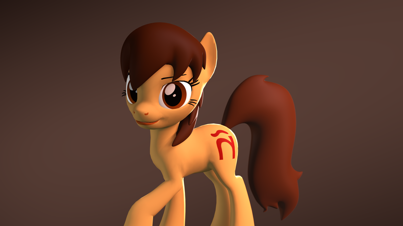 Size: 4096x2304 | Tagged: safe, artist:xppp1n, banned from derpibooru, deleted from derpibooru, derpibooru import, oc, oc:maría teresa de los ponyos paguetti, unofficial characters only, 3d, backwards cutie mark, solo, source filmmaker